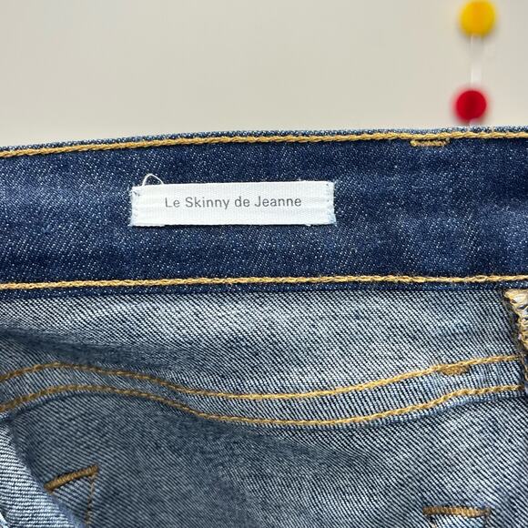 FRAME Le Skinny De Jeanne Jeans In Los Feliz Wash Size 25 Pants - Picture 5 of 7